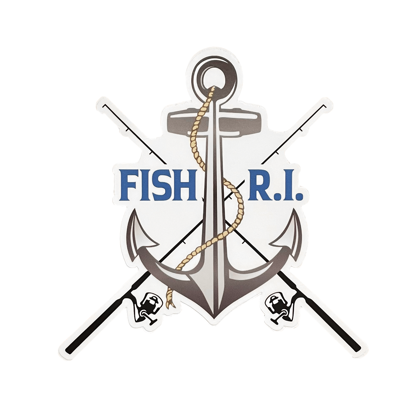 Fish R.I. Sticker